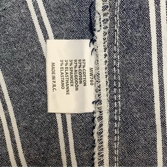 Brandy Melville Blue & White Striped Tilden Pant - Picture 12 of 12